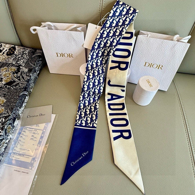 DIOR 26S SCARF 105CM IN SILK 297752