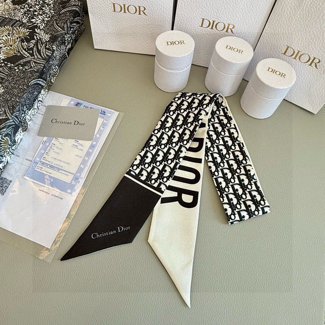 DIOR 26S SCARF 105CM IN SILK 297753