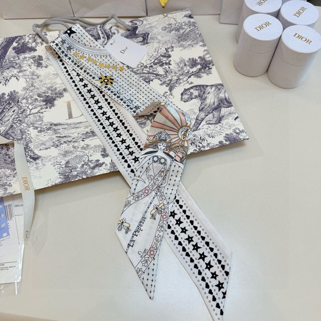 DIOR 26S SCARF 105CM IN SILK 298069