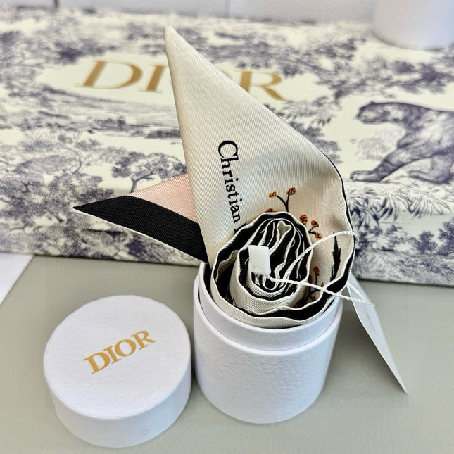 DIOR 26S SCARF 105CM IN SILK 302916