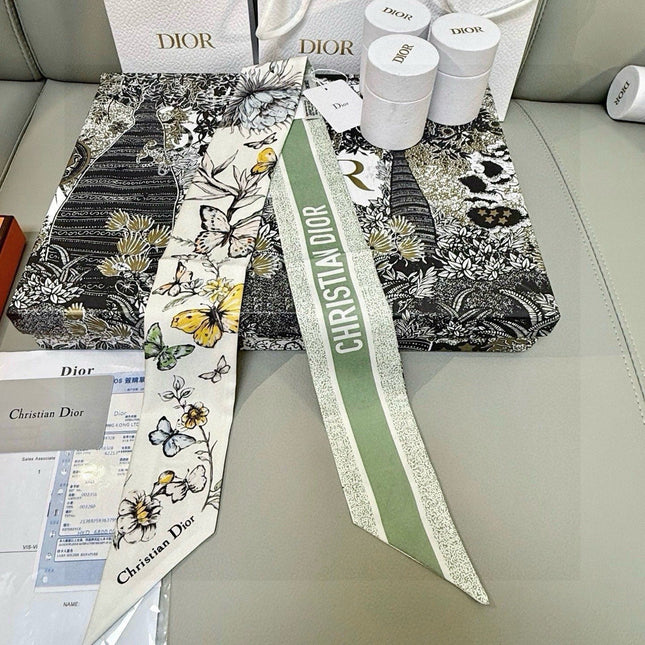 DIOR 26S SCARF 100CM IN SILK 305836