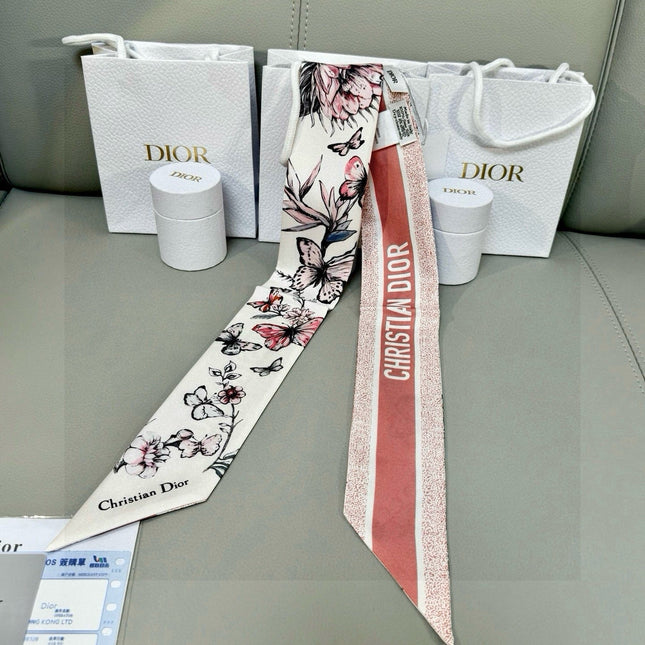 DIOR 26S SCARF 100CM IN SILK 305837
