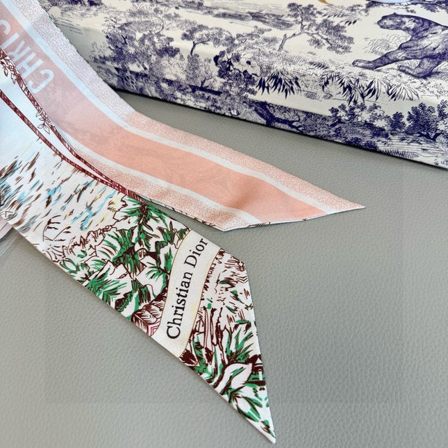 DIOR 26S SCARF 100CM IN SILK 305844