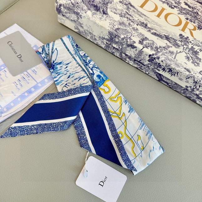 DIOR 26S SCARF 100CM IN SILK 305845