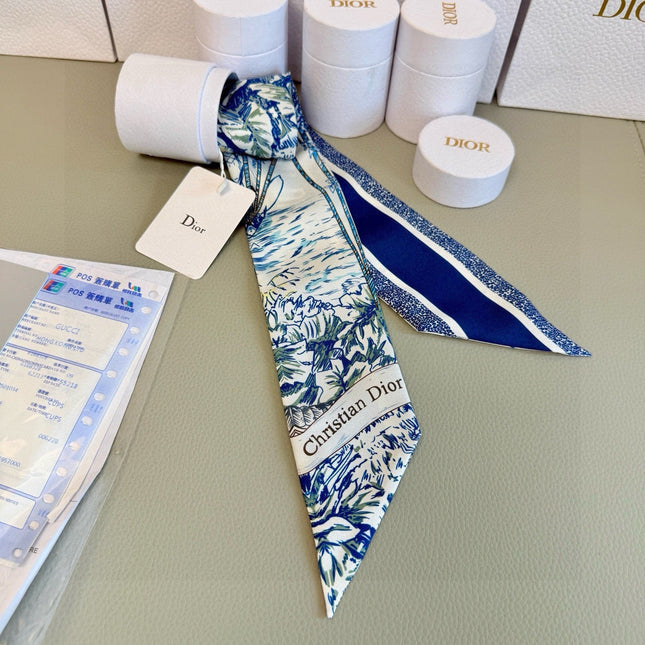 DIOR 26S SCARF 100CM IN SILK 305845
