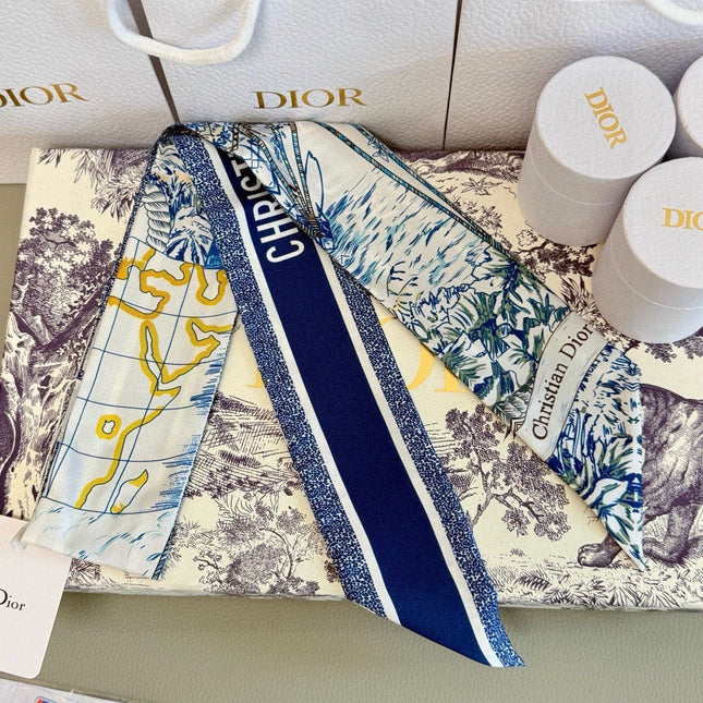 DIOR 26S SCARF 100CM IN SILK 305845