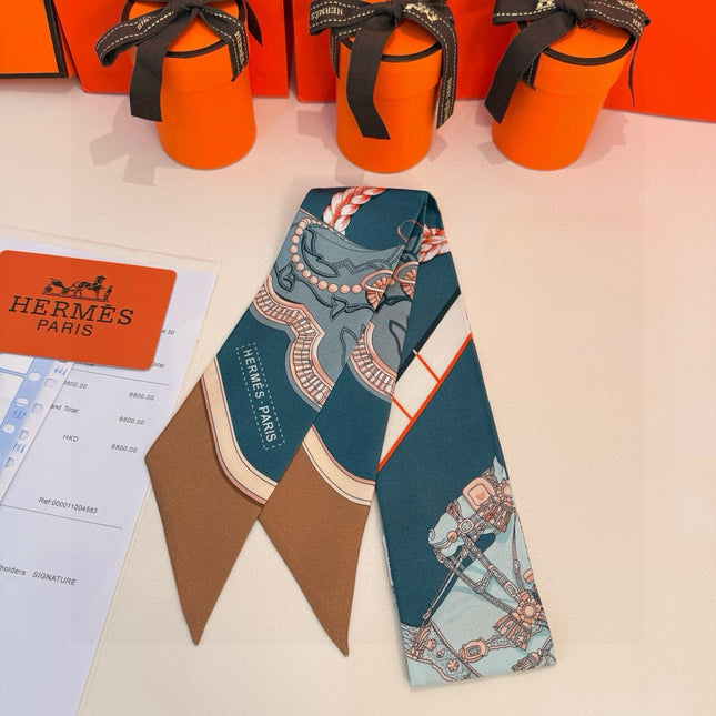 HERMES 26S SCARF 86 IN SILK 309670