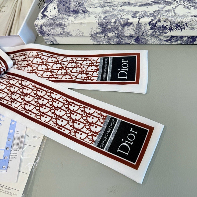 DIOR 26S SCARF 100CM IN SILK 316476