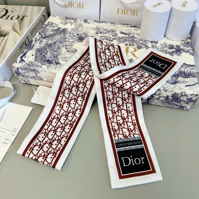 DIOR 26S SCARF 100CM IN SILK 316476