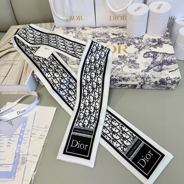 DIOR 26S SCARF 100CM IN SILK 316477