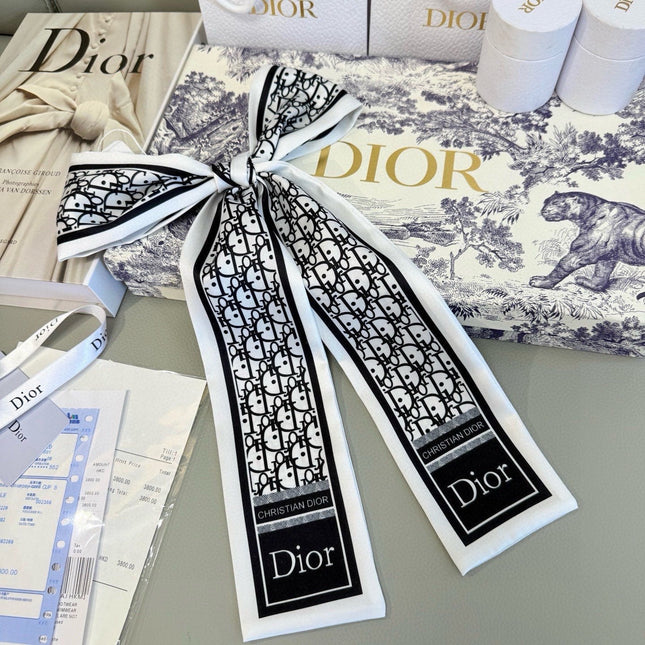 DIOR 26S SCARF 100CM IN SILK 316477
