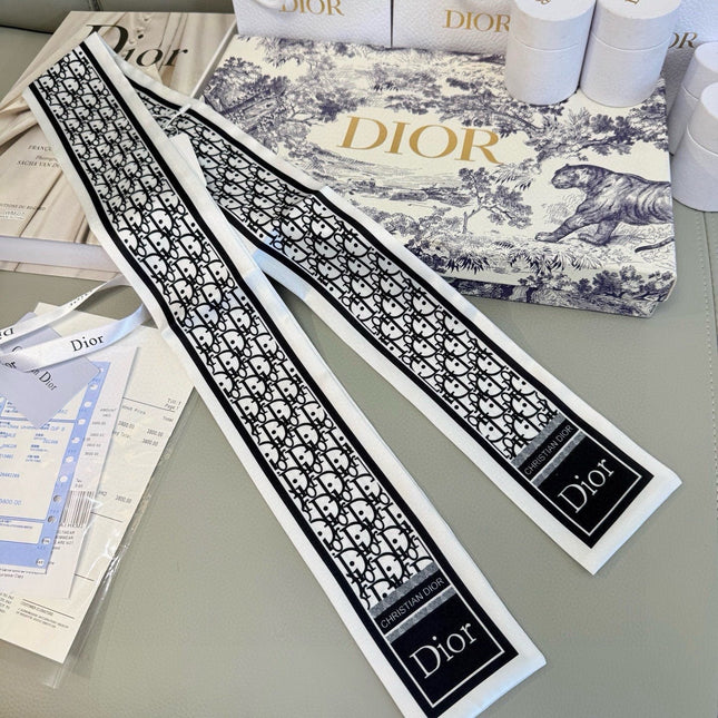 DIOR 26S SCARF 100CM IN SILK 316477