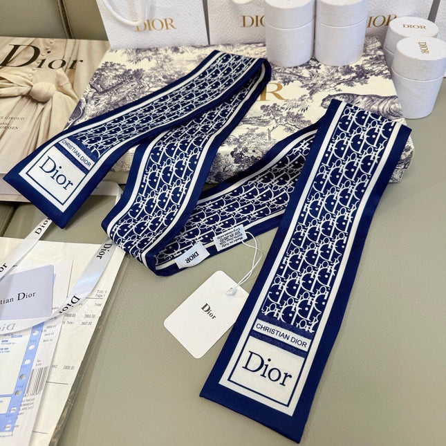 DIOR 26S SCARF 100CM IN SILK 316478