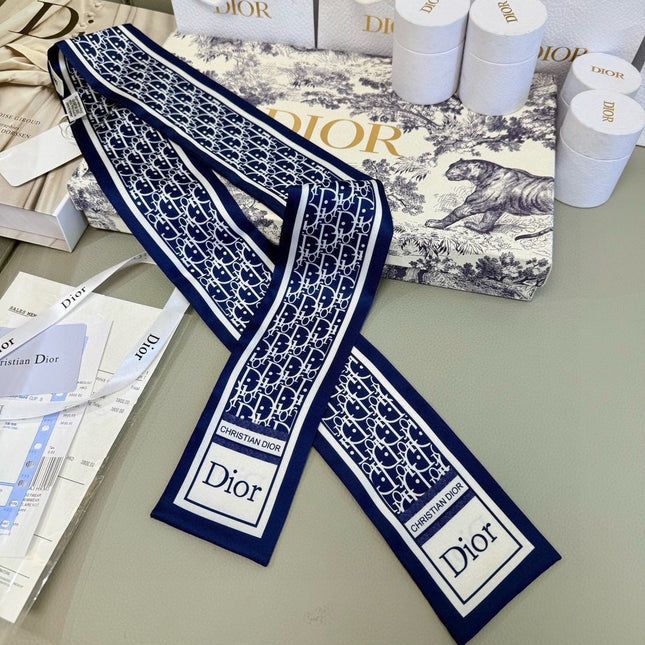 DIOR 26S SCARF 100CM IN SILK 316478
