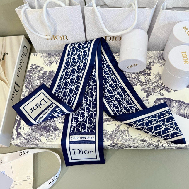 DIOR 26S SCARF 100CM IN SILK 316478