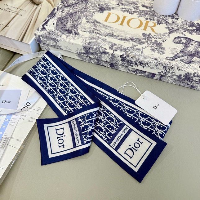 DIOR 26S SCARF 100CM IN SILK 316478