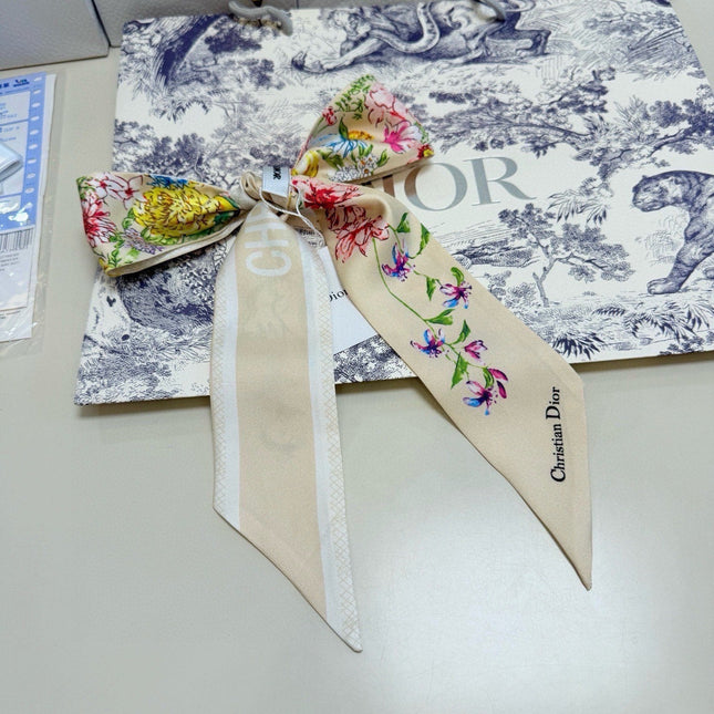 DIOR 26S SCARF 100CM IN SILK 316496