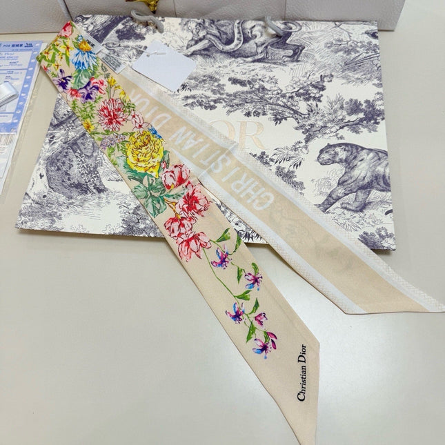DIOR 26S SCARF 100CM IN SILK 316496