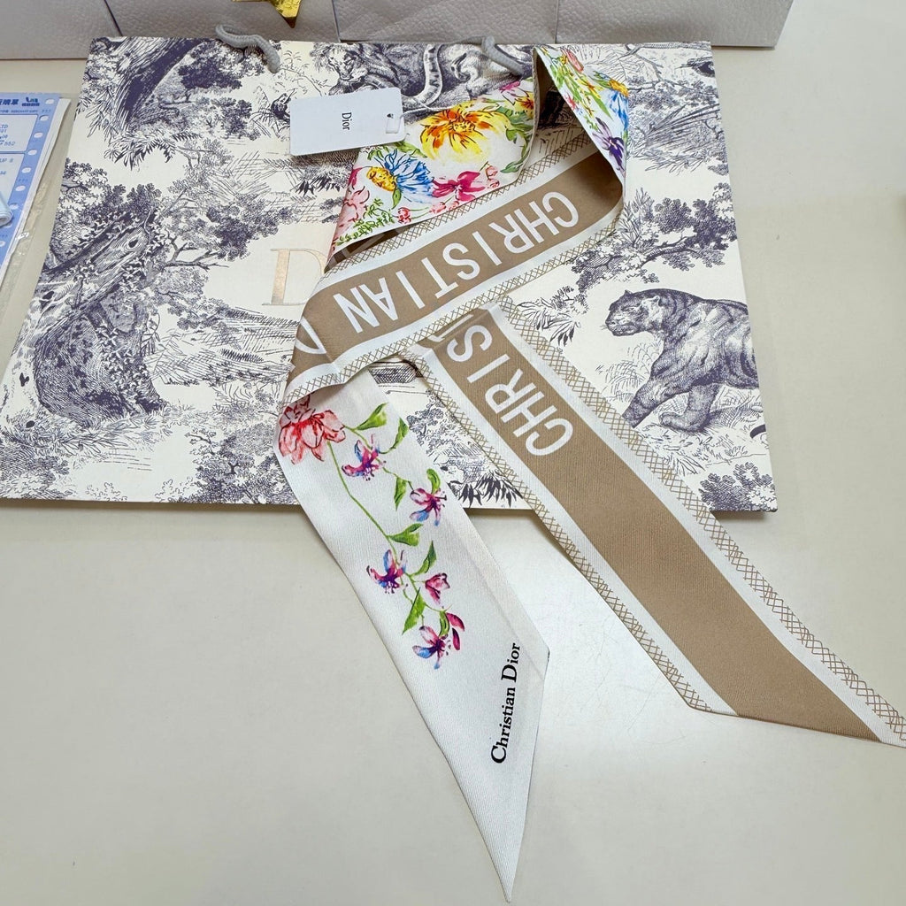 DIOR 26S SCARF 100CM IN SILK 316497