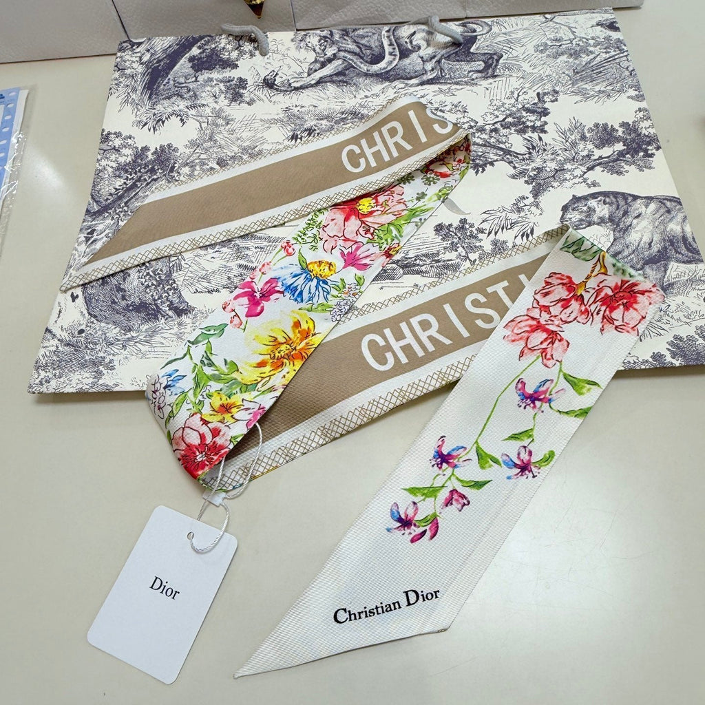 DIOR 26S SCARF 100CM IN SILK 316497