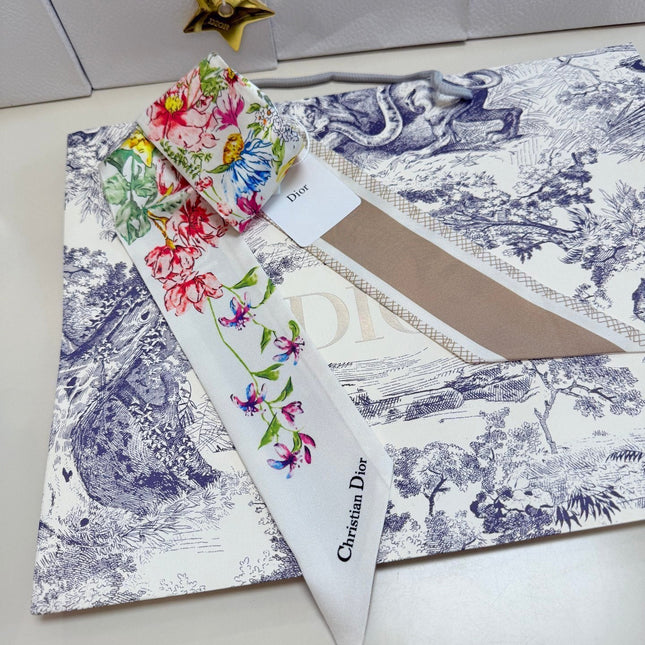 DIOR 26S SCARF 100CM IN SILK 316497