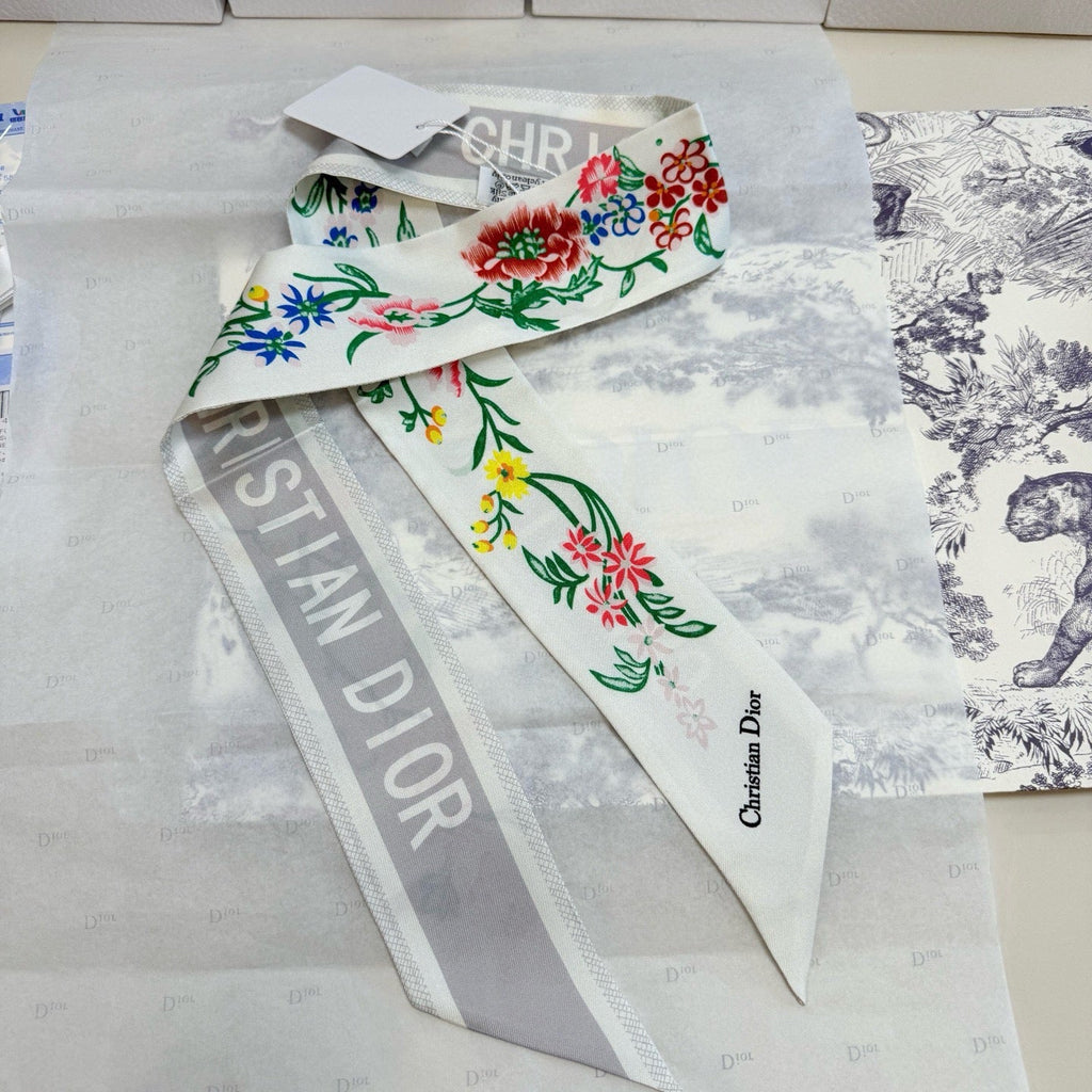 DIOR 26S SCARF 100CM IN SILK 316498