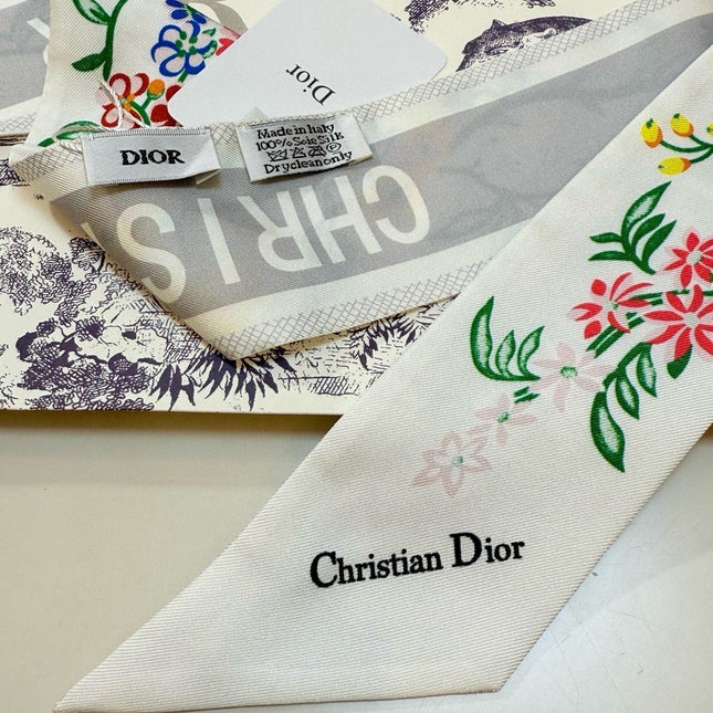 DIOR 26S SCARF 100CM IN SILK 316498