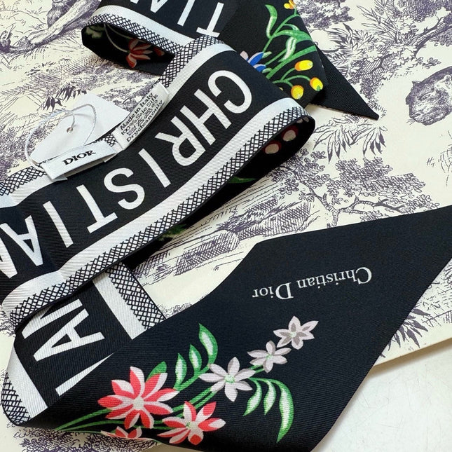 DIOR 26S SCARF 100CM IN SILK 316499