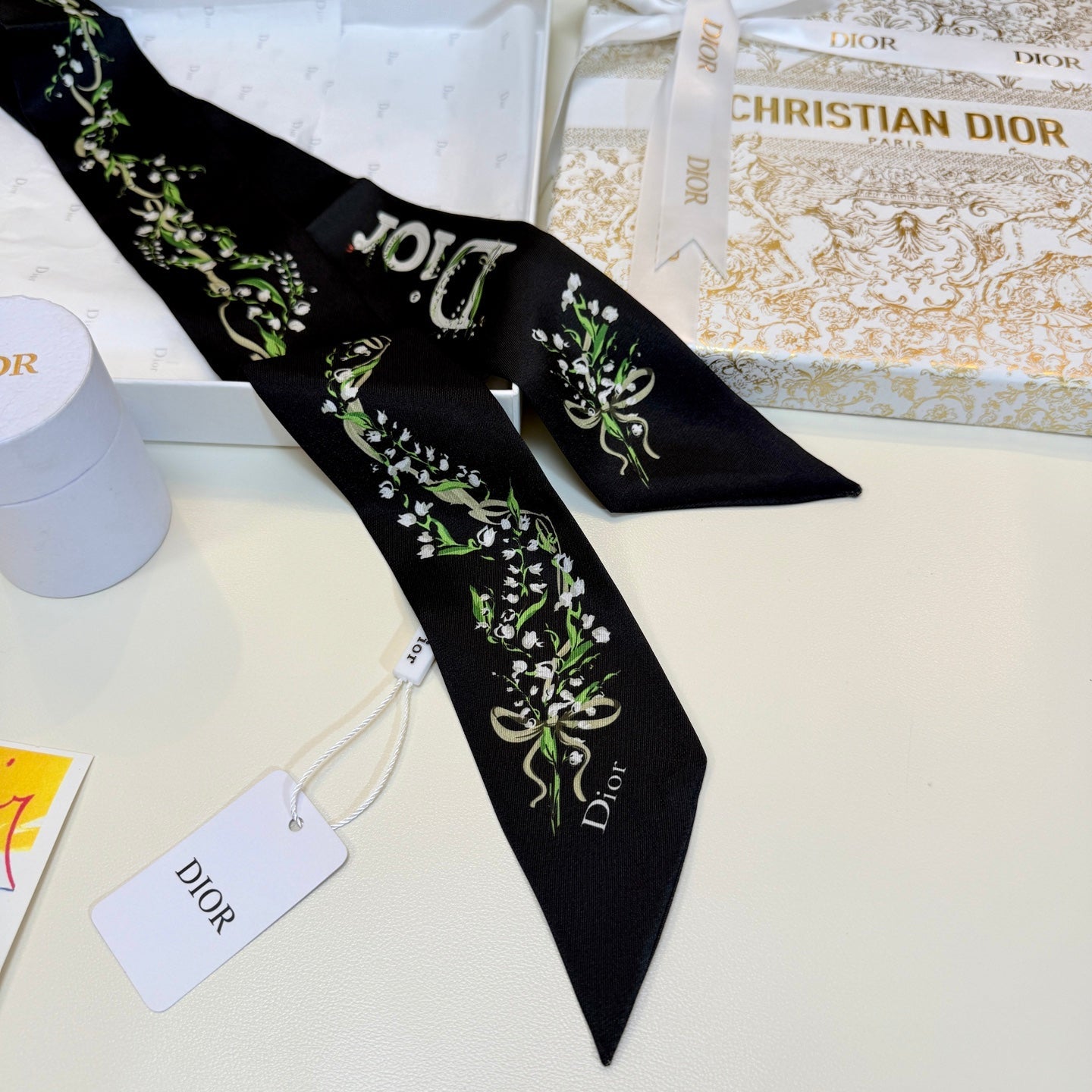 DIOR 26S SCARF 105CM IN SILK 304064