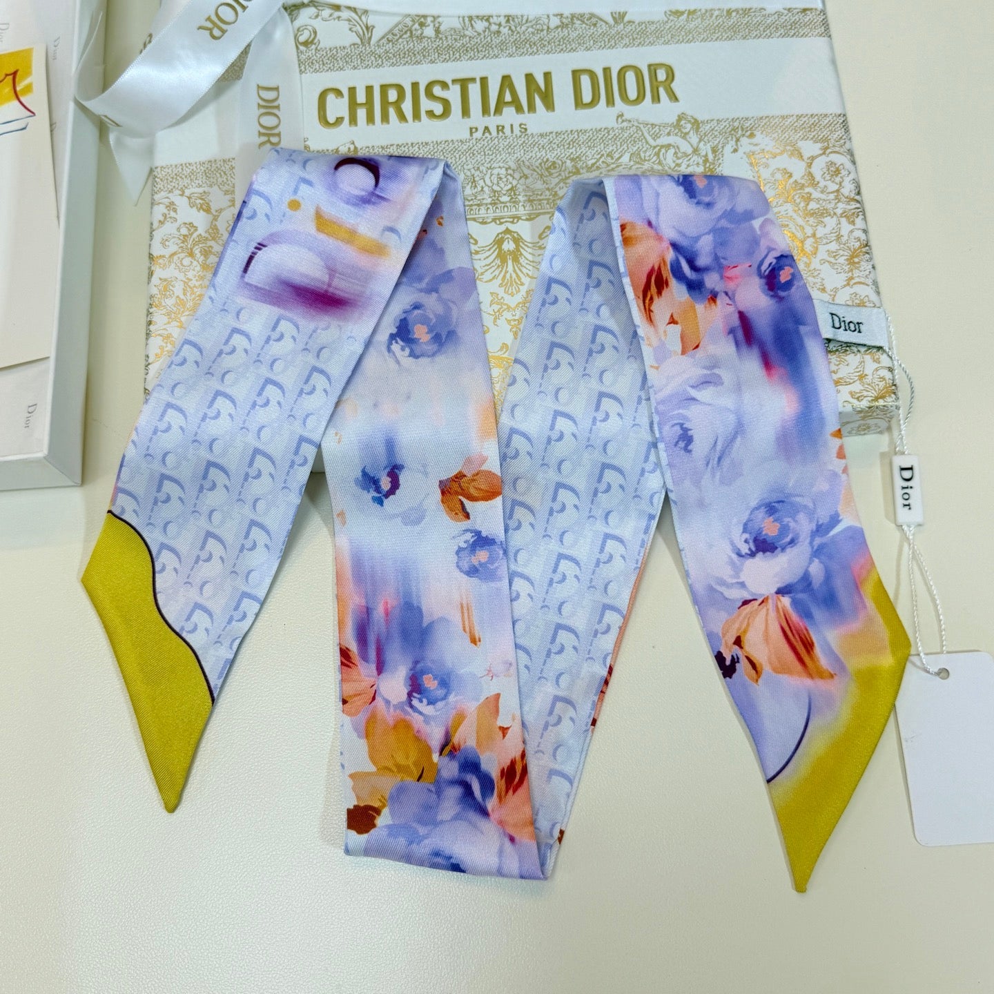 DIOR 26S SCARF 105CM IN SILK 316503