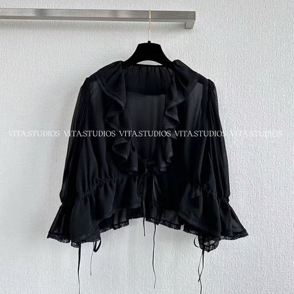 CHLOE 26S DRAWSTRING SILK TOP STYLE 63