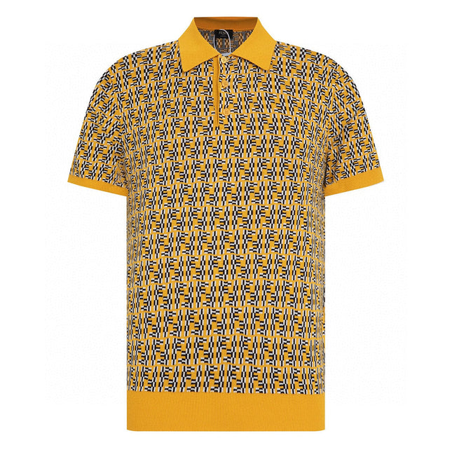 FENDI 26S SHORT SLEEVE KNIT POLO 218