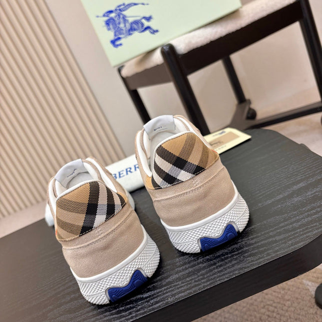BURBERRY 26S SNEAKERS IN SAND BEIGE SUEDE
