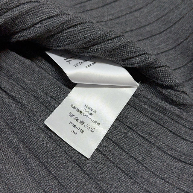 MIUMIU KNIT PLEATED SKIRT STYLE 803