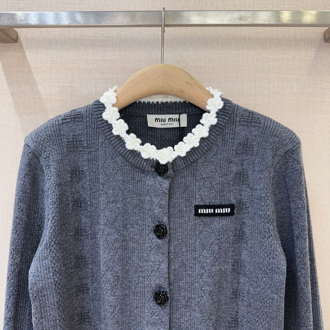 MIUMIU 26S KNIT CARDIGAN 948