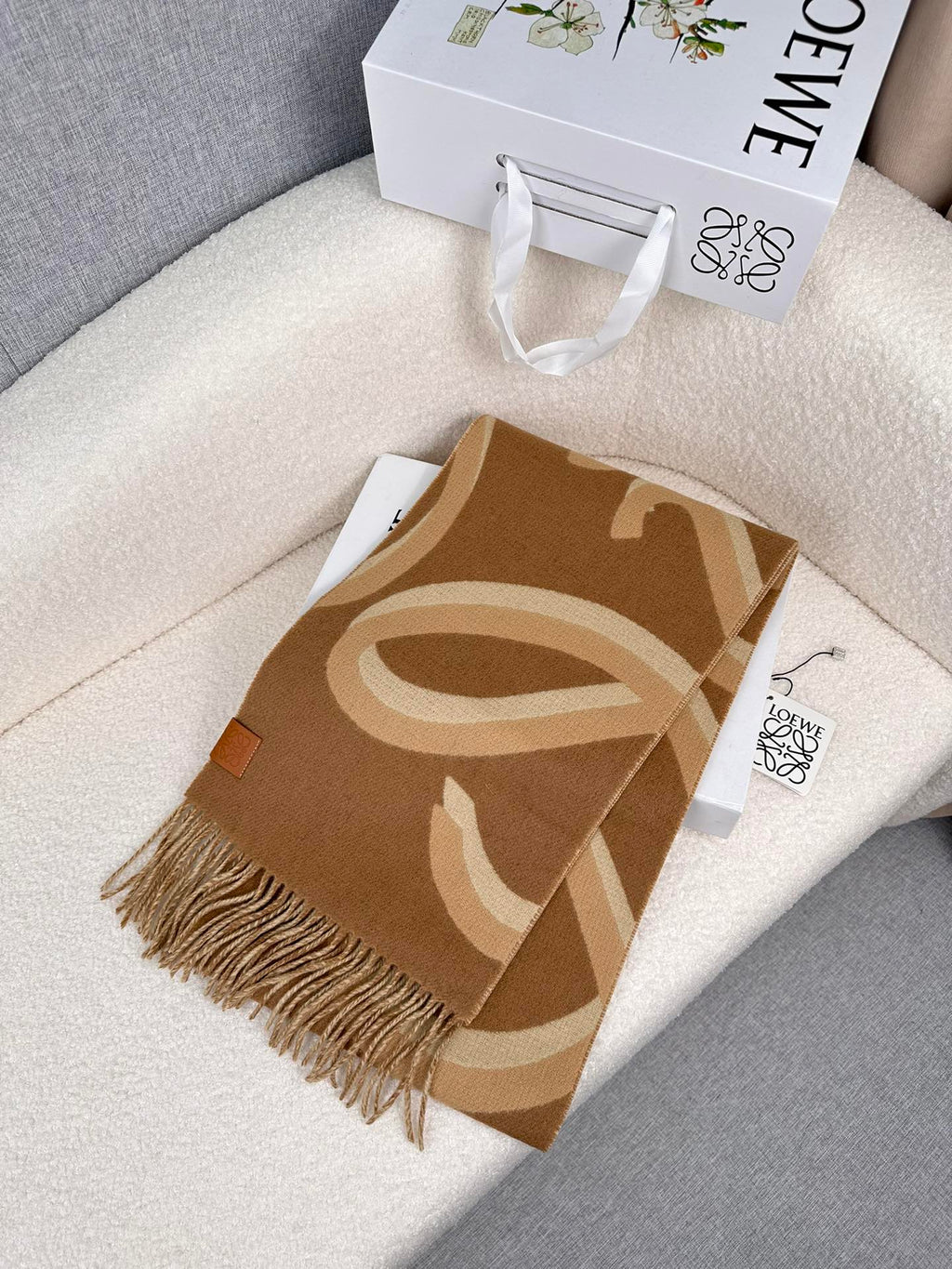LOEWE 26S SCARF 180 IN CASHMERE 508523