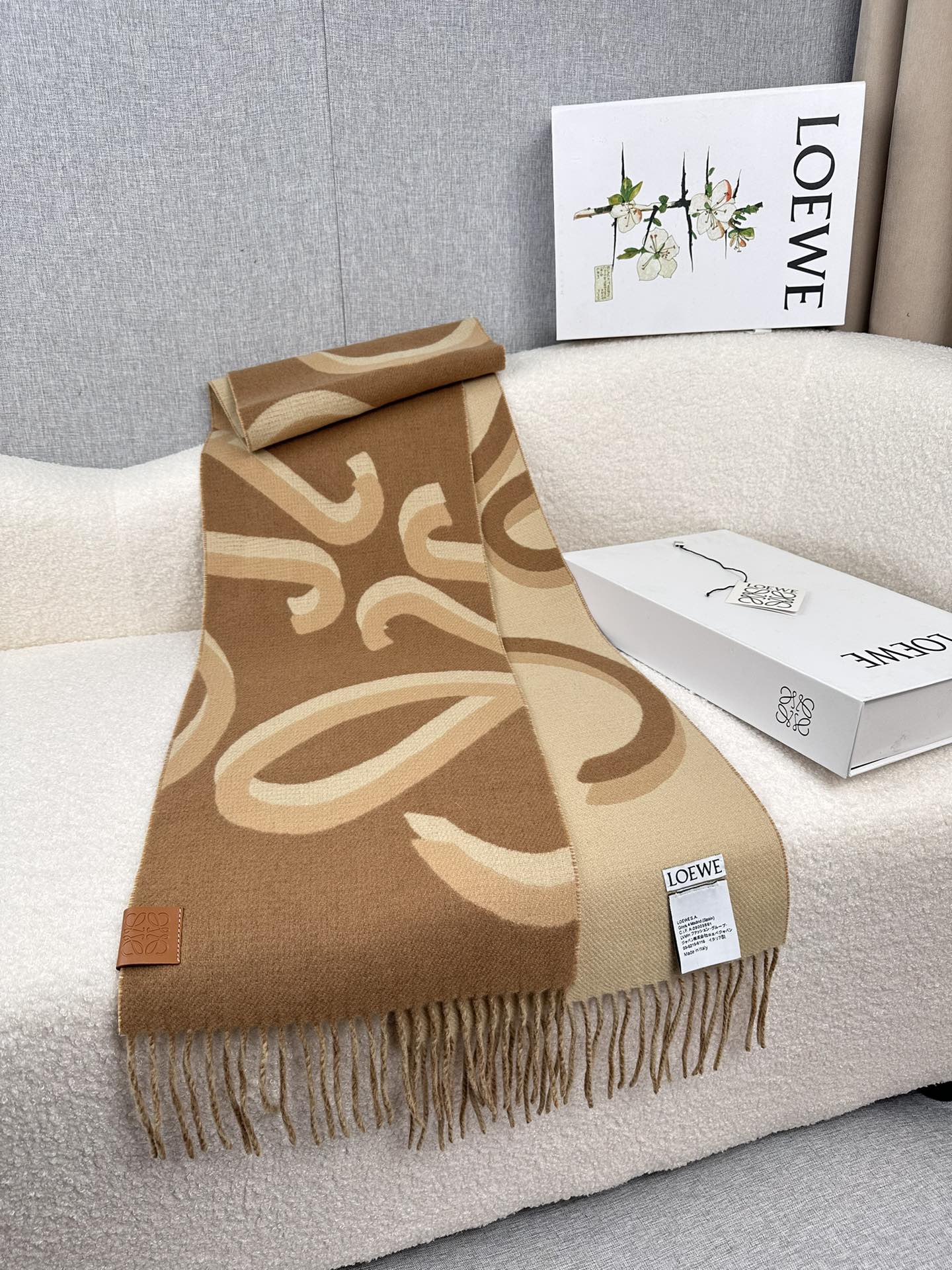 LOEWE 26S SCARF 180 IN CASHMERE 508523