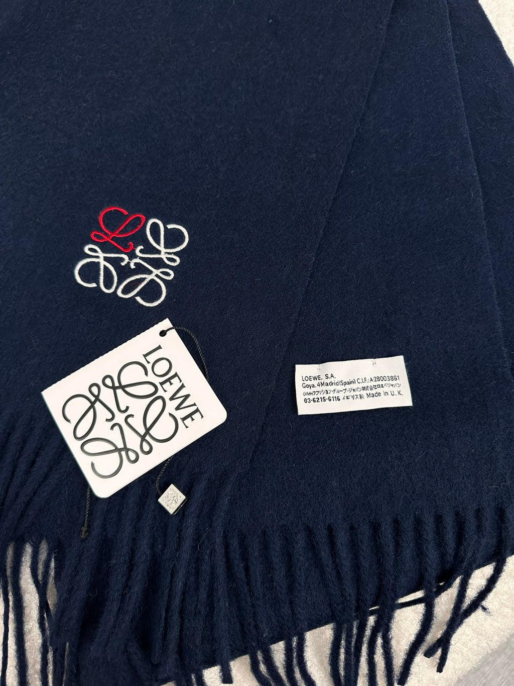 LOEWE 26S SCARF 180 IN CASHMERE 126263