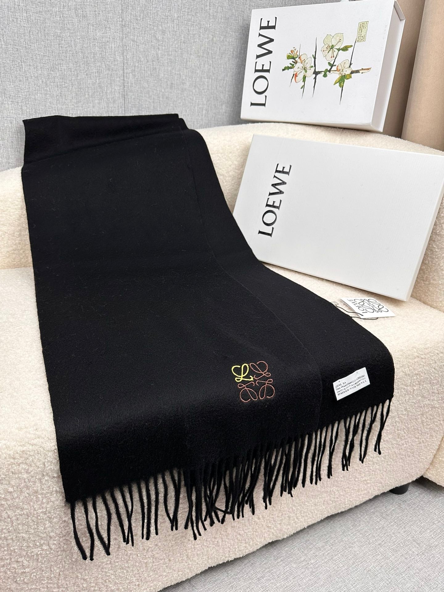 LOEWE 26S SCARF 180 IN CASHMERE 126265