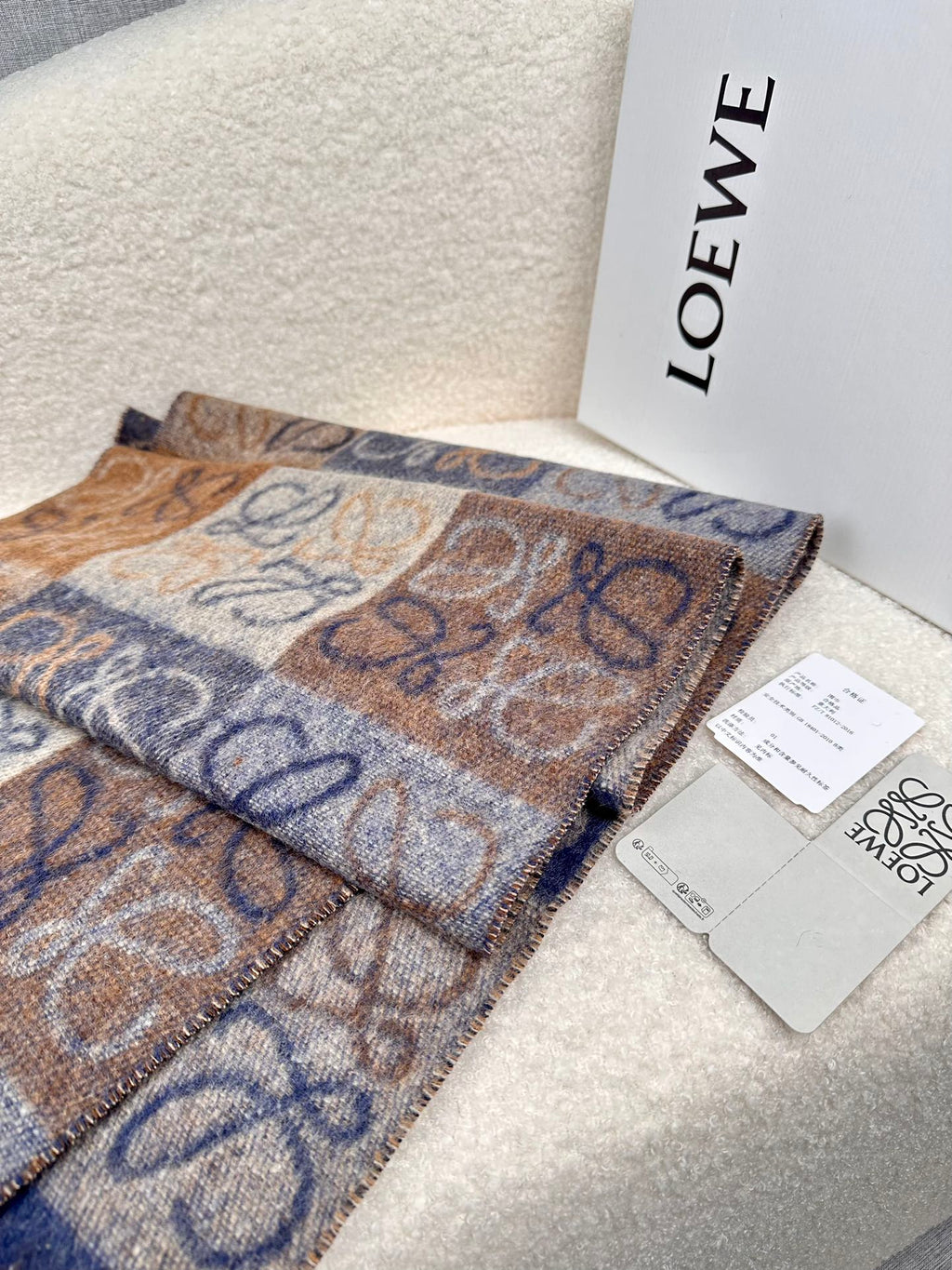 LOEWE 26S SCARF 200 IN CASHMERE 126269