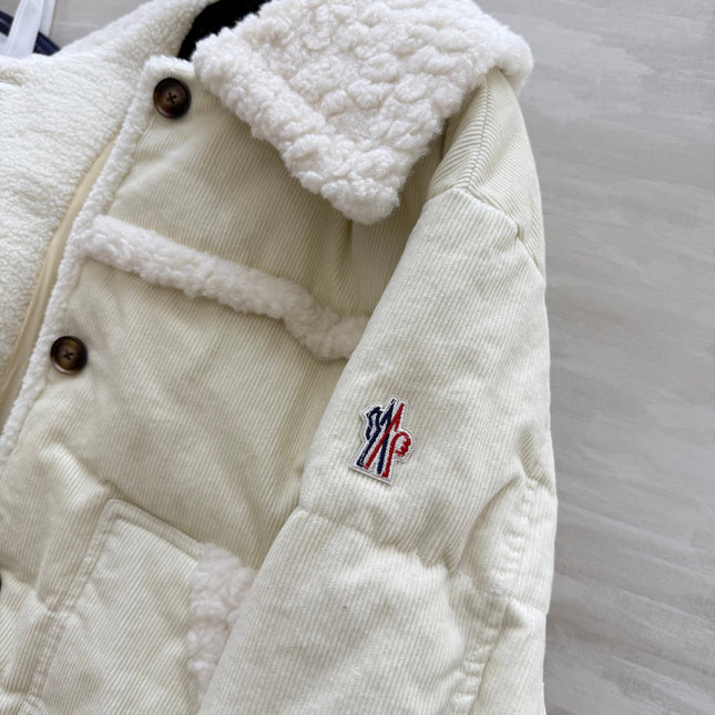 MONCLER 25S VELVET FUR JACKET 306106
