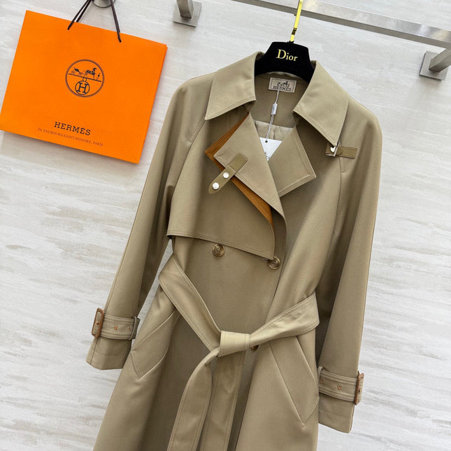 HERMES 25S LONG WINDBREAKER 527284