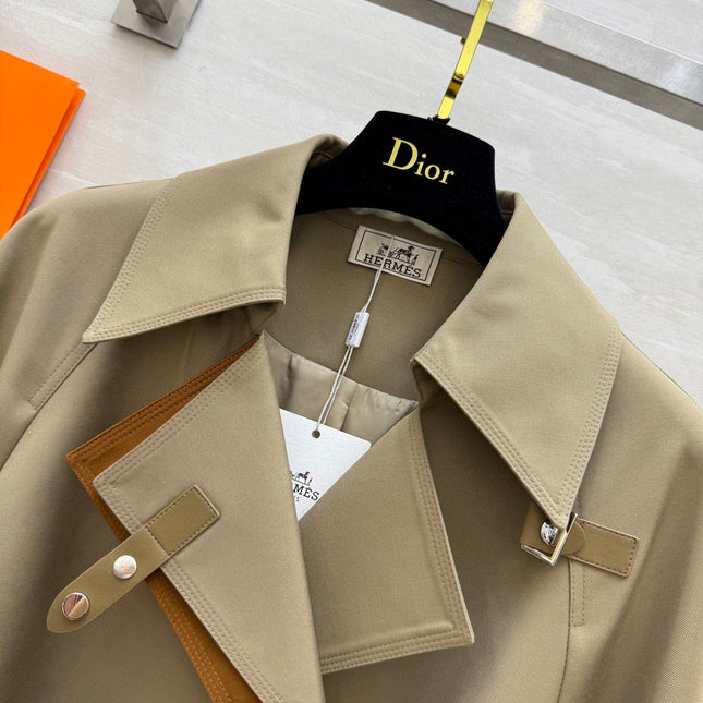 HERMES 25S LONG WINDBREAKER 527284