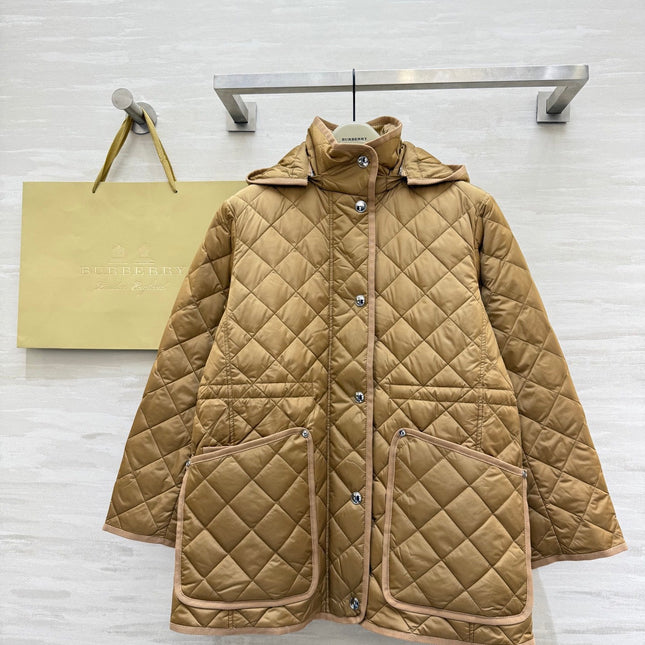 BURBERRY 25S HOODED DOWN COAT 163