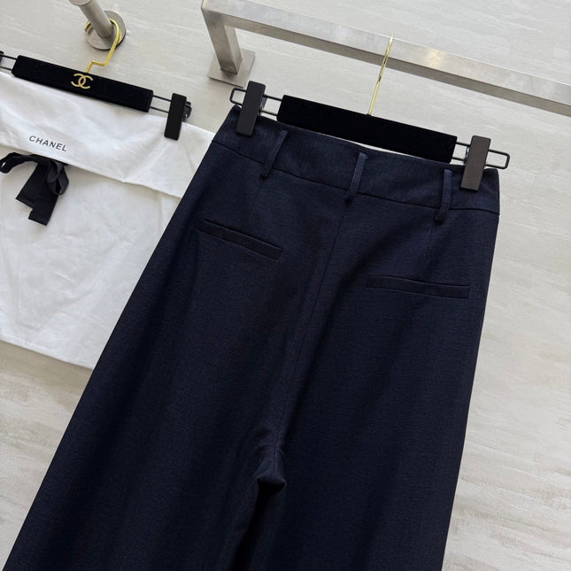 CHANEL 25S WIDE-LEG STRAIGHT PANTS 636