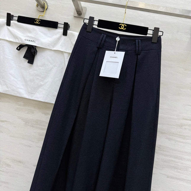 CHANEL 25S WIDE-LEG STRAIGHT PANTS 636
