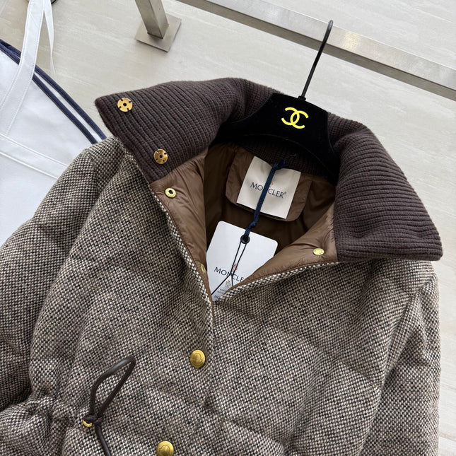 MONCLER 25S TWEED DOWN JACKET 307