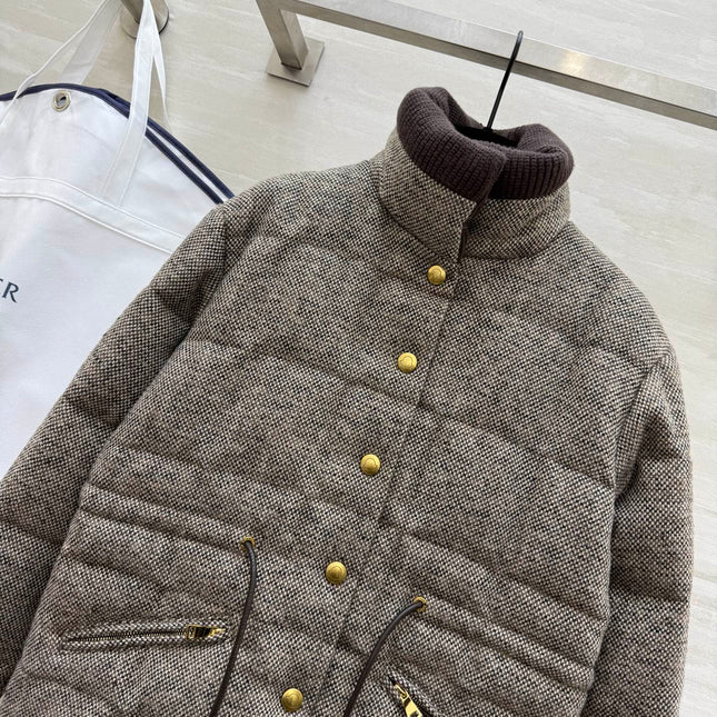 MONCLER 25S TWEED DOWN JACKET 307