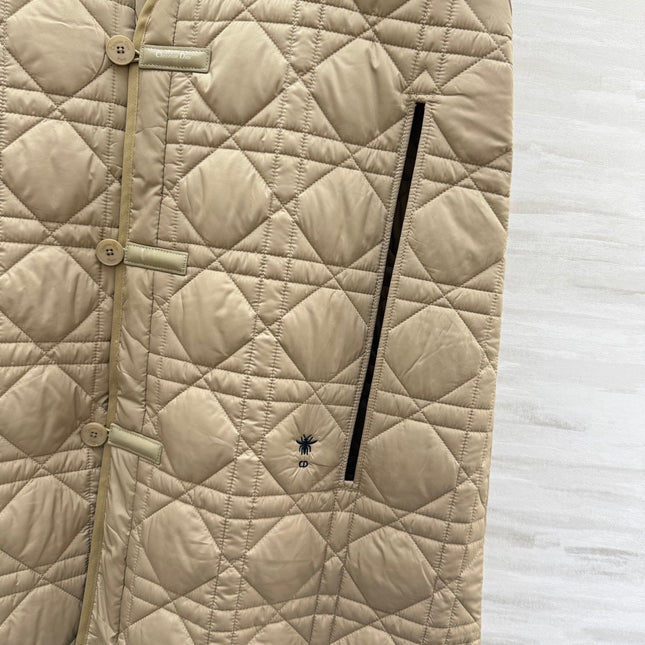DIOR 25S LONG QUILTED COAT 781