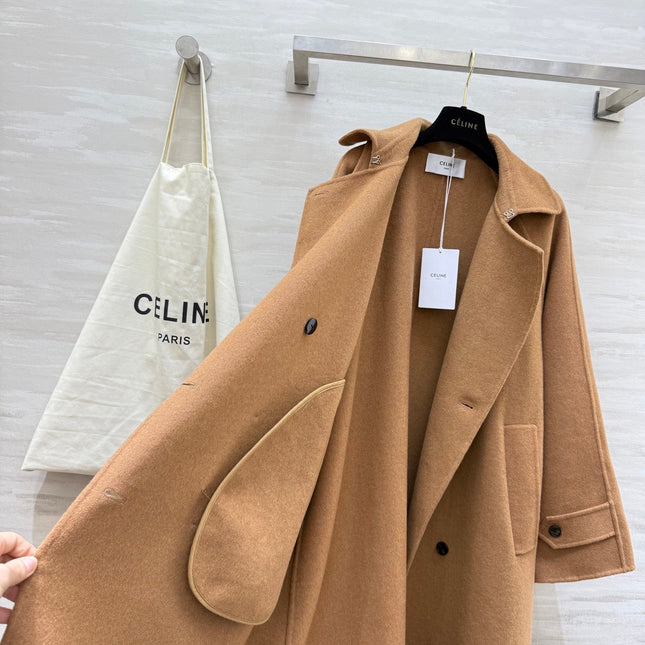 CELINE 26S LONG WOOL COAT 784306